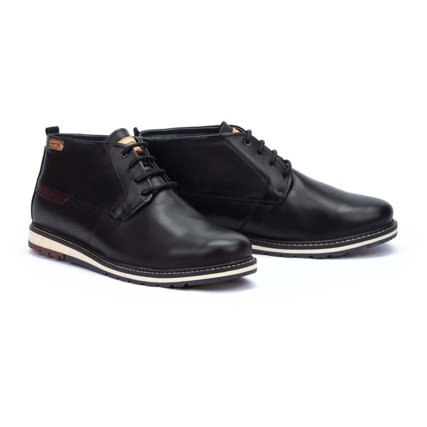 Men's Pikolinos BERNA Casual Shoes Black | NZ C3Q1802